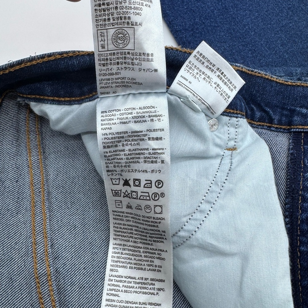 Levi’s Wedgie Straight‎ Leg Blue Jeans, Size 20W - Picture 11 of 13